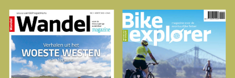 Bestel je tickets Fiets en Wandelbeurs samen met het combi magazine Bike explorer / Wandelmagazine