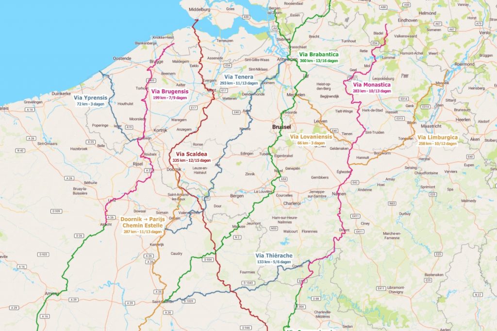Jacques Tack vertelt over de Via’s in Vlaanderen die deel uit maken van een omvangrijk netwerk van pelgrimsroutes naar Compostela.