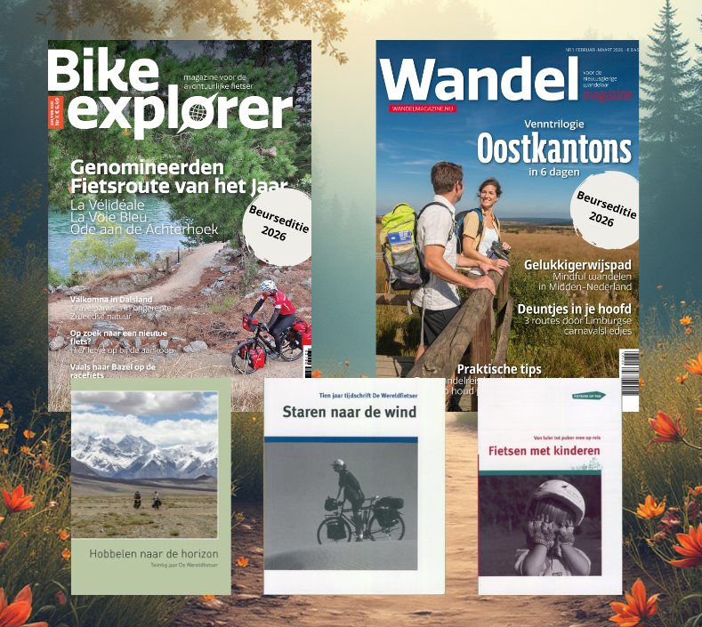 Meepakkers bij ticketverkoop Fiets en Wandelbeurs