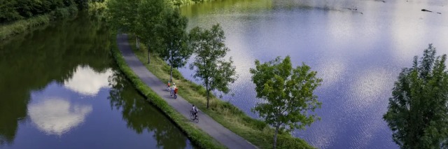 la voie bleue vanuit de lucht